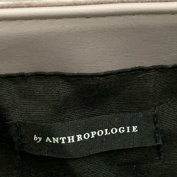 Anthropologie Lilac Gray Velvet Flap Bag with Tortoiseshell Handle - Picture 9 of 9